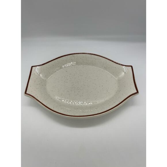 Vintage Jackson Custom China Serving Platter 11.75" x 8.5" Falls Creek PA USA - Picture 1 of 7